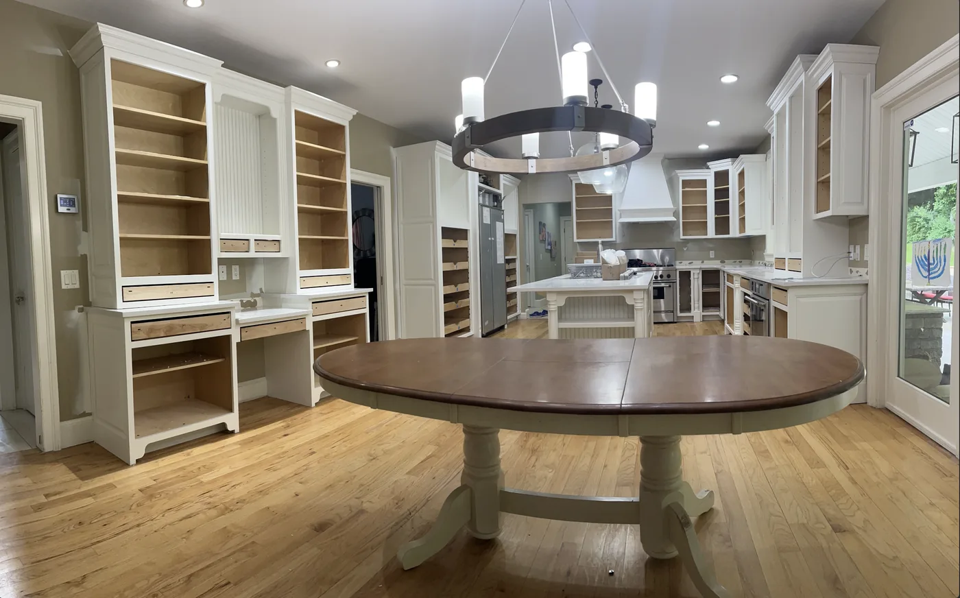 After cabinet painting Scranton PA - Heritage Kitchens transformation