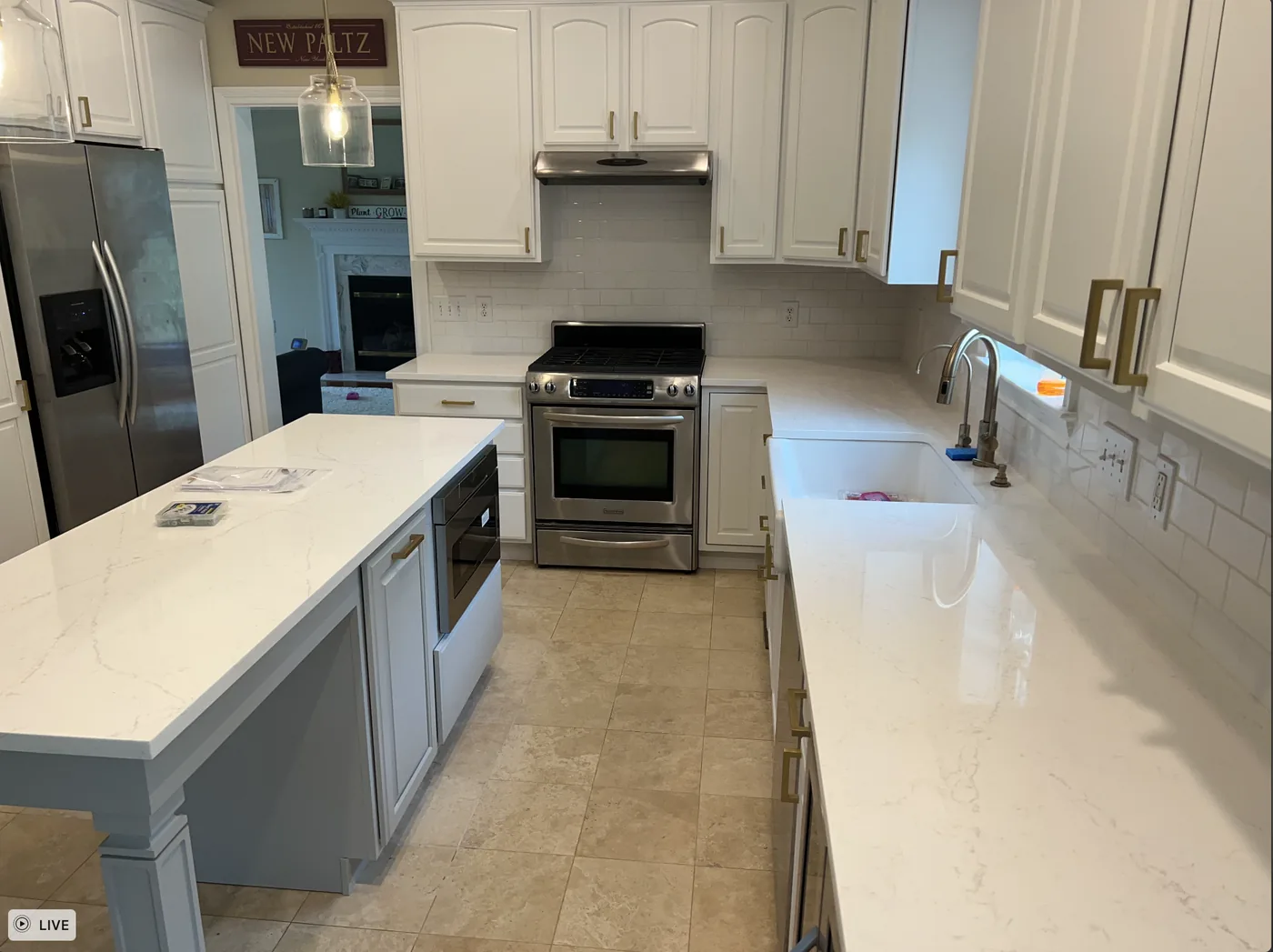 Before cabinet painting Scranton PA